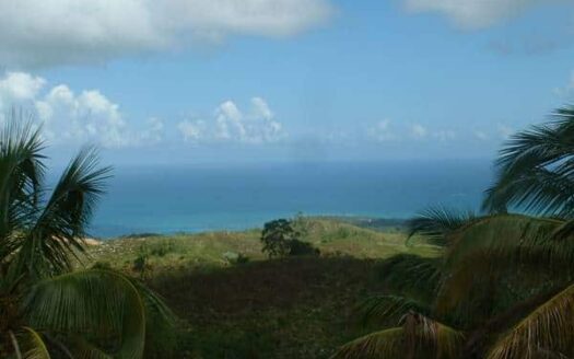 Hilltop Land with Wide Ocean Views