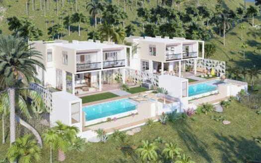 2 pre-sale villas with ocean and mountain view