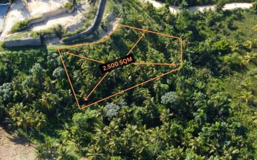 Lot with ocean view on a first-line hill in Portillo