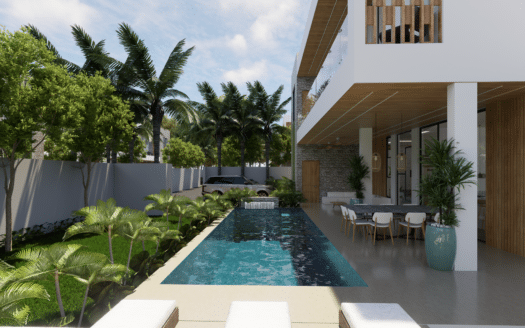Elegant two-story villas with private pool