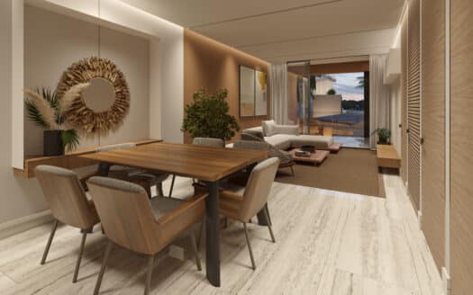 Condos in beachfront development