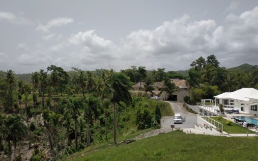 Land on a hill over-viewing the Atlantic