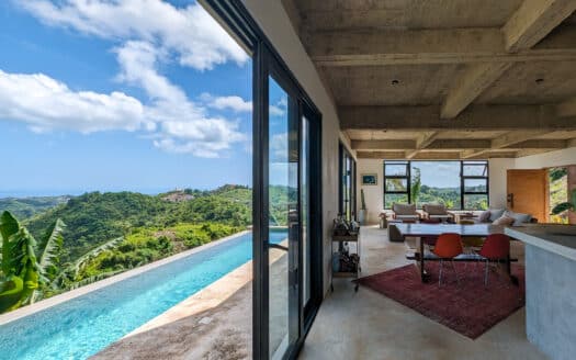 Villa with panoramic ocean views and infinity pool