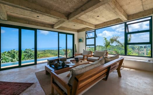 Villa with panoramic ocean views and infinity pool