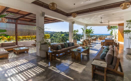 Art-infused villa with unique ocean views