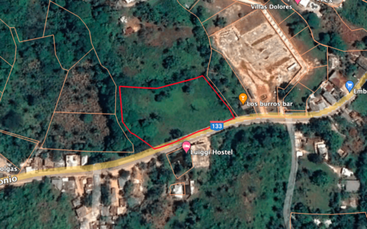Flat land for development at the entry of Las Terrenas