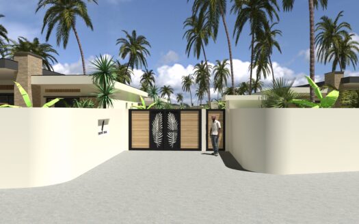 New 7 Villas with private pool steps from Ballena beach