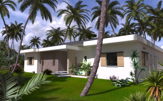 New 7 Villas with private pool steps from Ballena beach