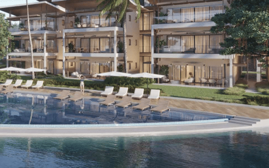 New luxury beachfront condominium