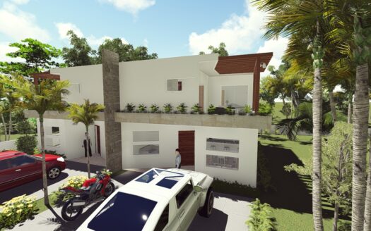 New townhouses steps to Las Ballenas