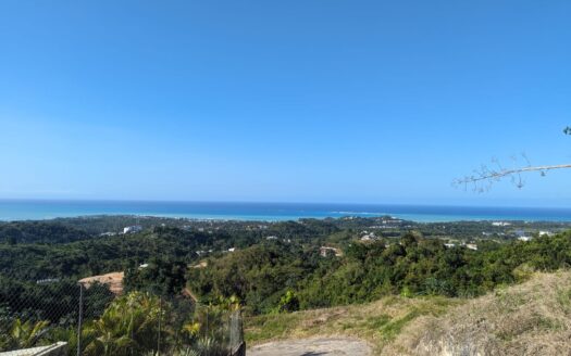 Ideal land for building a villa with panoramic views of Las Terrenas