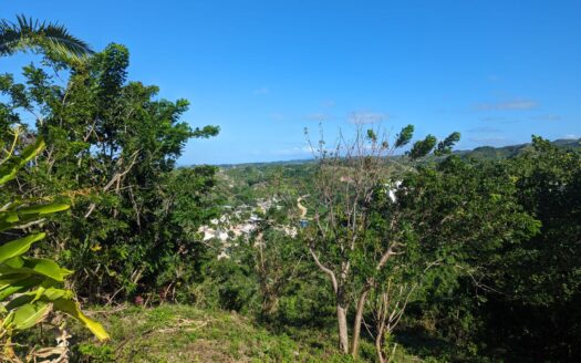 Ideal land for building a villa with panoramic views of Las Terrenas