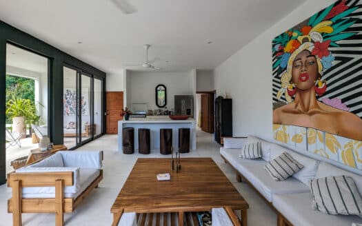 Modern garden villa close to punta popy beach