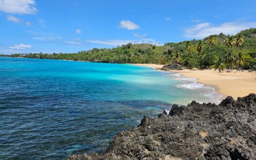 Rare Beachfront Land for Sale in Las Galeras