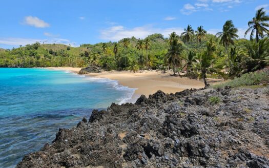 Rare Beachfront Land for Sale in Las Galeras