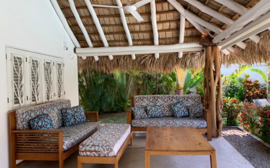 Stylish villa in caribbean near the beach