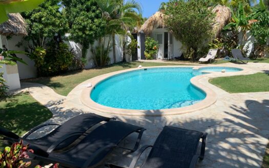 Stylish villa in caribbean near the beach