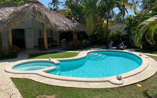 Stylish villa in caribbean near the beach