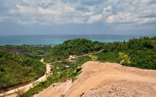 Lots with ocean view first line in Coson