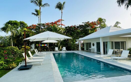 Beautiful villa with minimalist design in the city center