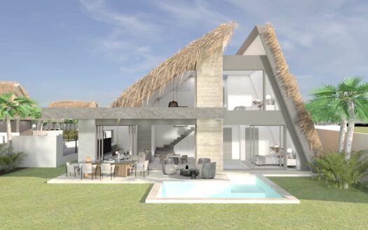 Your modern villa in a peaceful area but close to the Beach