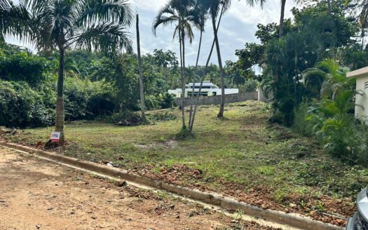 Lot in a peaceful tropical community