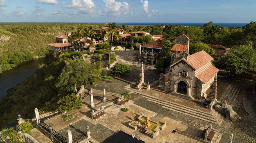 Altos de Chavón, a Mediterranean-style village overlooking the Chavón River in the Dominican Republic