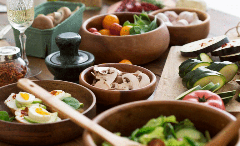 Freshly prepared meal with local ingredients served at a farm-to-table restaurant near Samaná, Dominican Republic.
