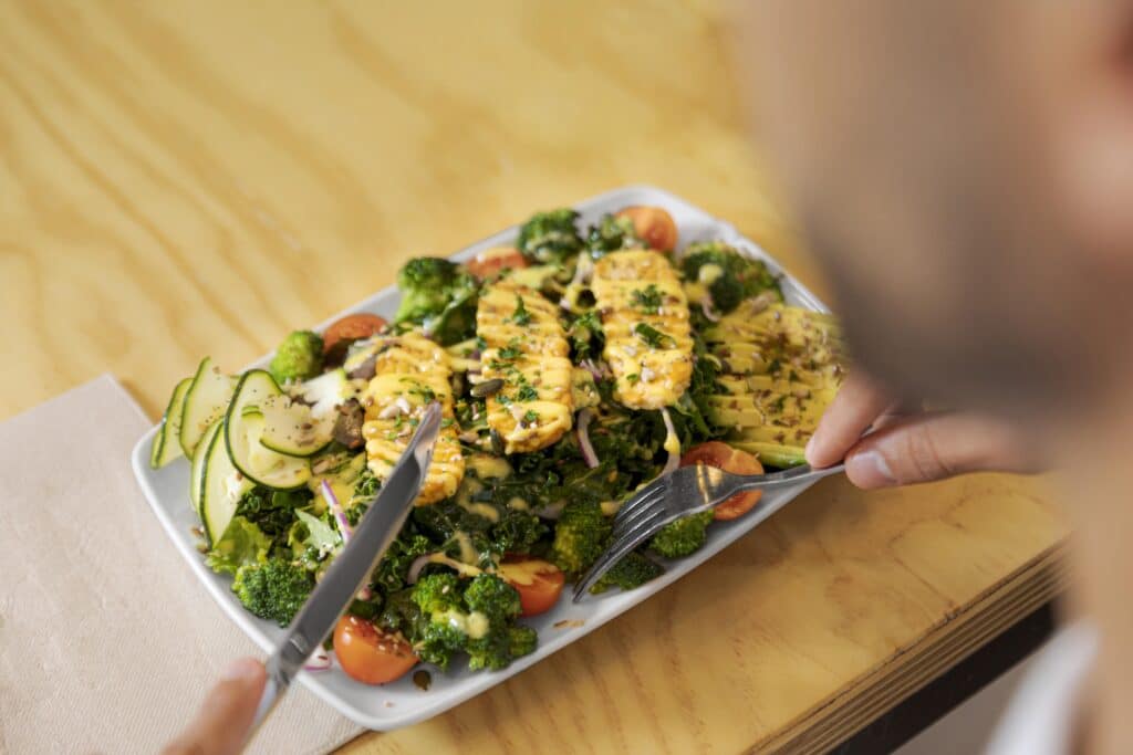 Gluten-free dish served at a health-conscious restaurant in Santo Domingo, Dominican Republic.