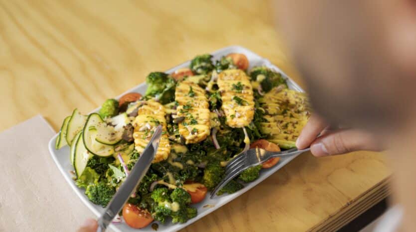 Gluten-free dish served at a health-conscious restaurant in Santo Domingo, Dominican Republic.