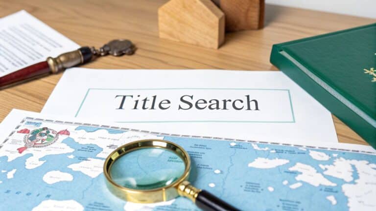 what is property title search title search