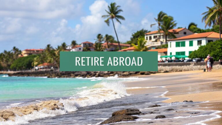 how to retire abroad tropical beach