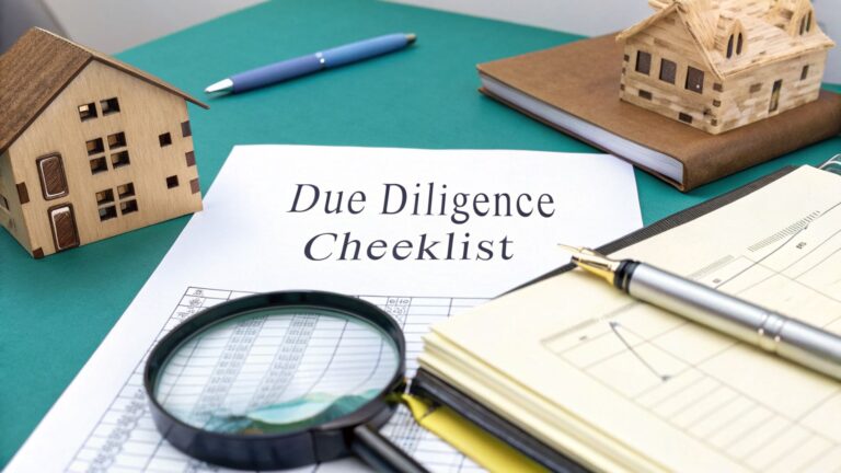 real estate due diligence checklist property inspection