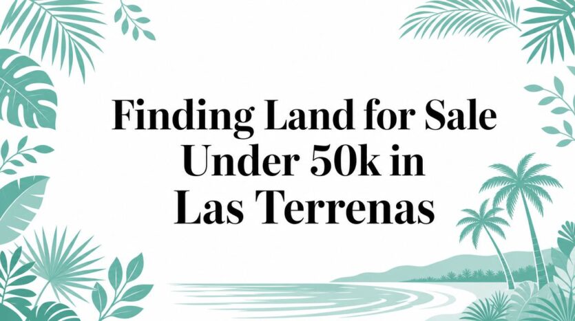 Finding Land for Sale Under 50k in Las Terrenas — land