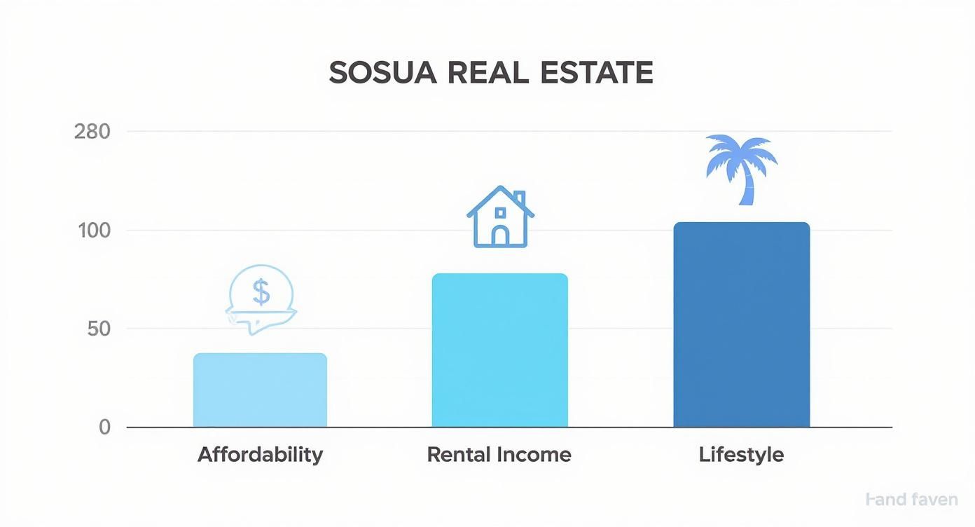 Infographic about sosua dominican republic real estate