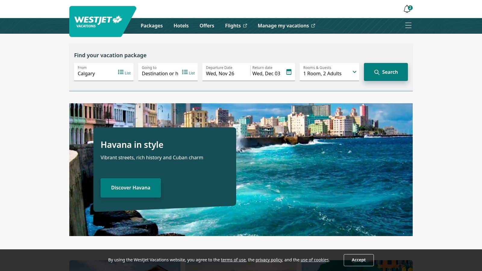 WestJet Vacations