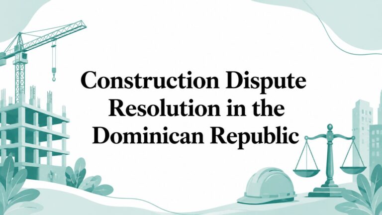 Construction Dispute Resolution in the Dominican Republic