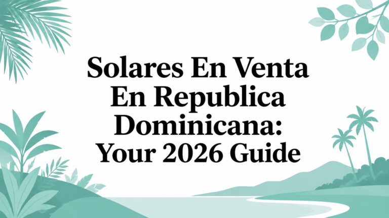 Buying Land in the Dominican Republic: A 2026 Investor’s Guide — land