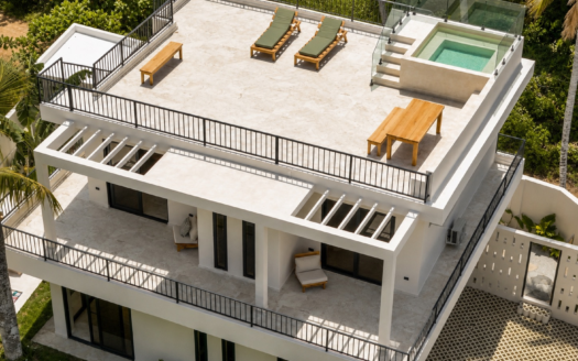 Boho boutique villa steps from Coson beach